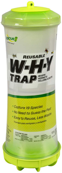 Rescue WHY Trap for Wasps, Hornets, & Yellowjackets