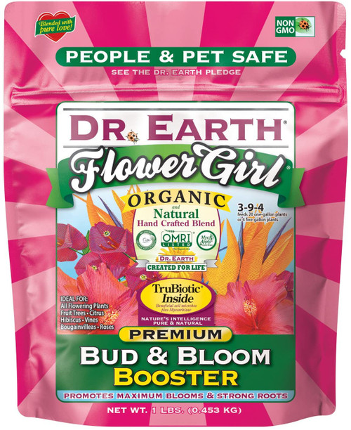 Dr. Earth 3-9-4 Minis Flower Girl Fertilizer, 1lb