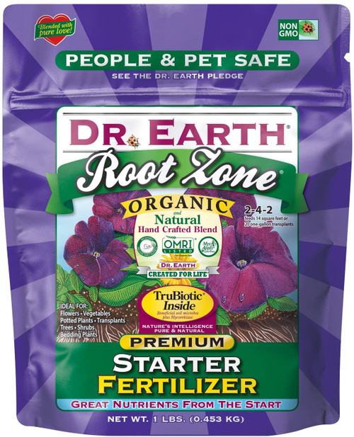 Dr. Earth  2-4-2 Minis Root Zone Starter Fertilizer, 1lb
