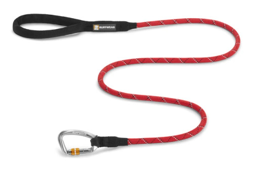 Ruffwear Knot a Leash With Carabiner, Red Currant