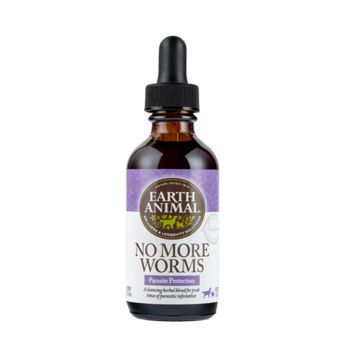 Earth Animal No More Worms Organic Herbal Remedy, 2oz