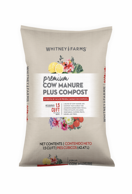 Whitney Farms Steer Manure Compost, 1.5cf