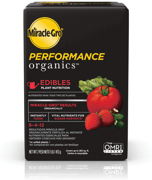 Miracle-Gro Performance Organics Edibles Plant Nutrition