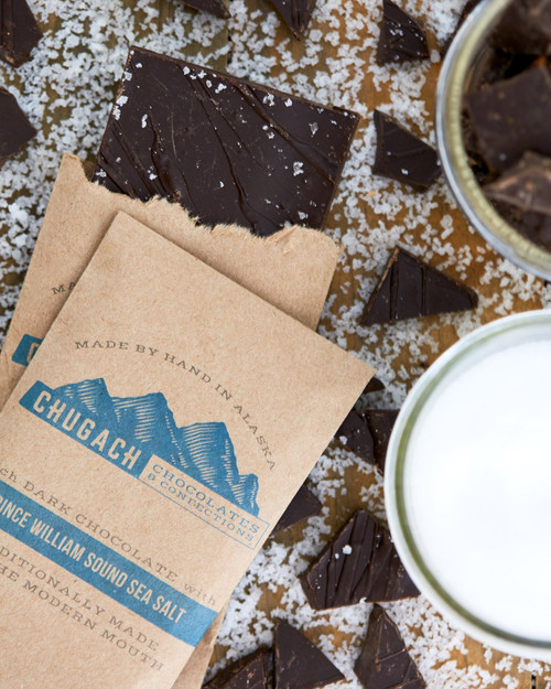 Dark Chocolate with Prince William Sound Sea Salt