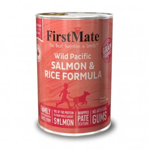 First Mate Grain Friendly Salmon Wet Dog, 12.2oz