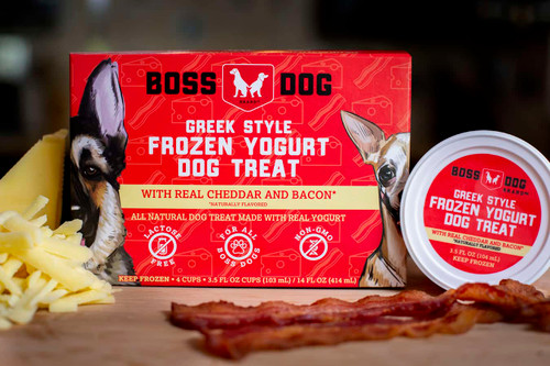 Bossdog Frozen Yogurt, Cheddar & Bacon