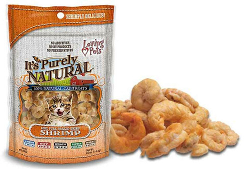 Loving Pet Pure Natural Cat Freeze-Dried Shrimp, 0.5oz