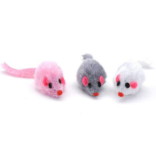 Turbo Furry Mice Cat Toy