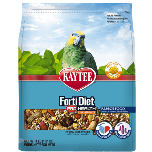 Kaytee Forti-Diet Pro Health with Safflower Parrot Food, 4lb