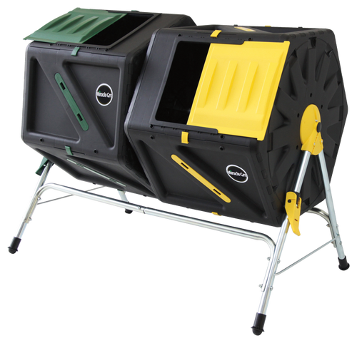 Miracle-Gro® Dual Chamber Tumbling Composter - 56 Gallons