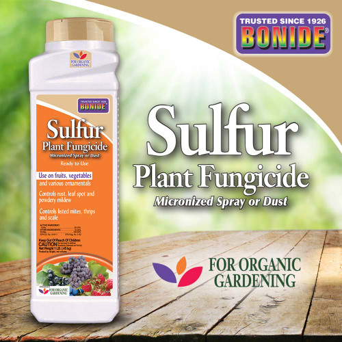 Bonide Sulfer Plant Fungicide Dust, 1lb