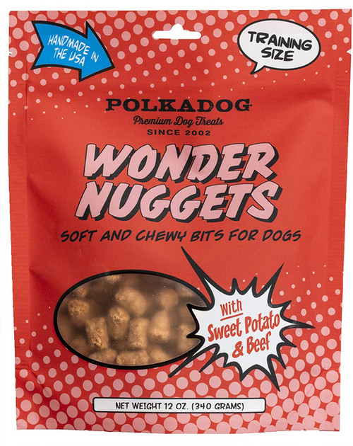 Polkadog Sweet Potato and Beef Wonder Nuggets 12 oz