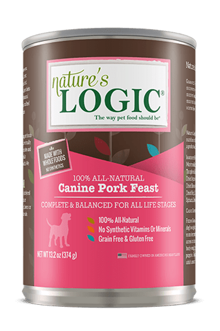 Nature's Logic Canine Pork Feast, 13.2oz