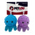 PetLou EZ Squeaky Ball Twin Pack - Octopuses, 4"