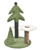 Max and Marlow Forest Pine and Flower Scratching Post, 26 inch