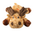 Patchwork Swirl Moose, 14 Inch