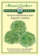 Renee's Garden ' Kagraner Sommer' Heirloom Butterhead Lettuce Organic Seed