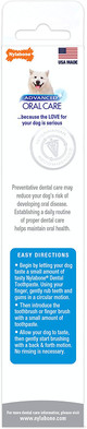 Nylabone Advanced Oral Care Natural Toothpaste, 2.5oz