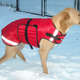 Howling Dog Thermo Coat, Red