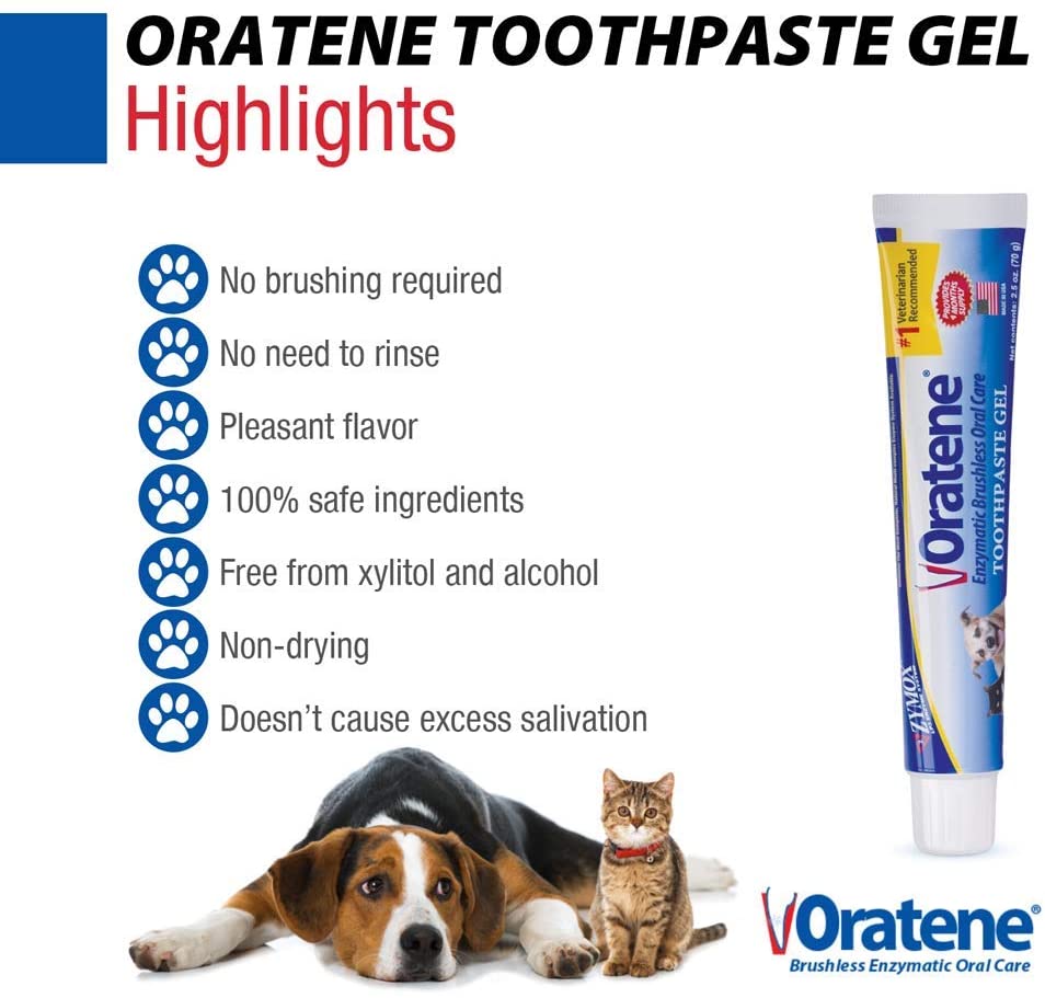 oratene dog toothpaste