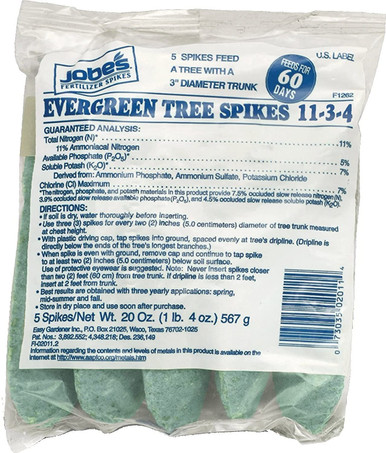 Jobe's 02011 Evergreen Tree Spikes, 11-3-4 - 5 pack