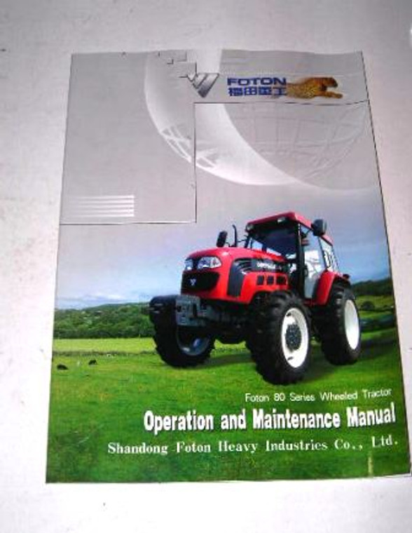 Foton 80 Hp parts manual