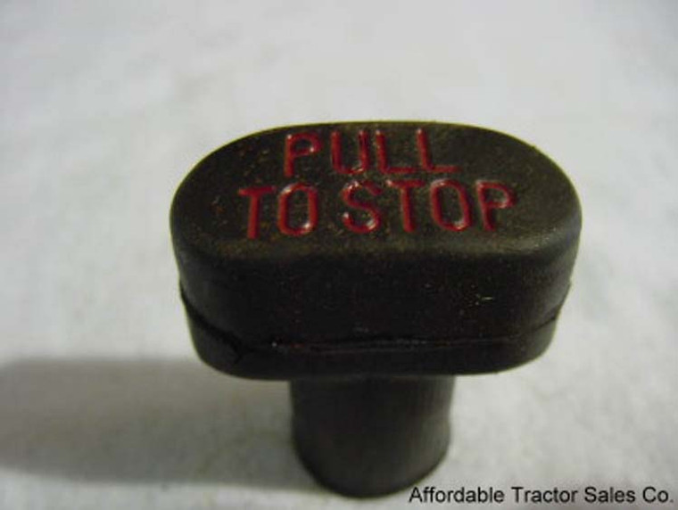 Pull to Stop Knob