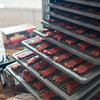 MightyBite® 10-Tray Dehydrator Jerky on Tray