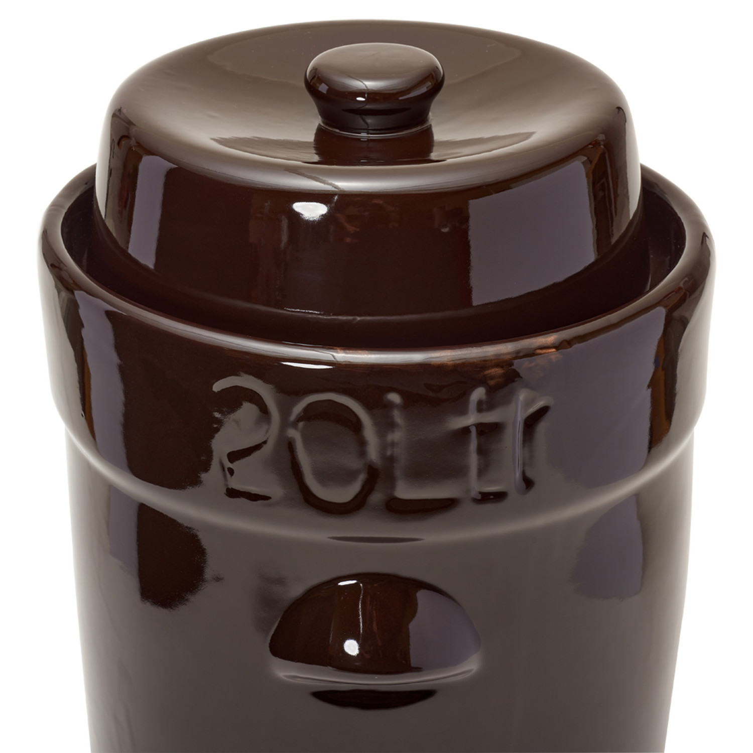 Roots & Harvest Water-Seal Fermentation Crock - Thumbnail 3