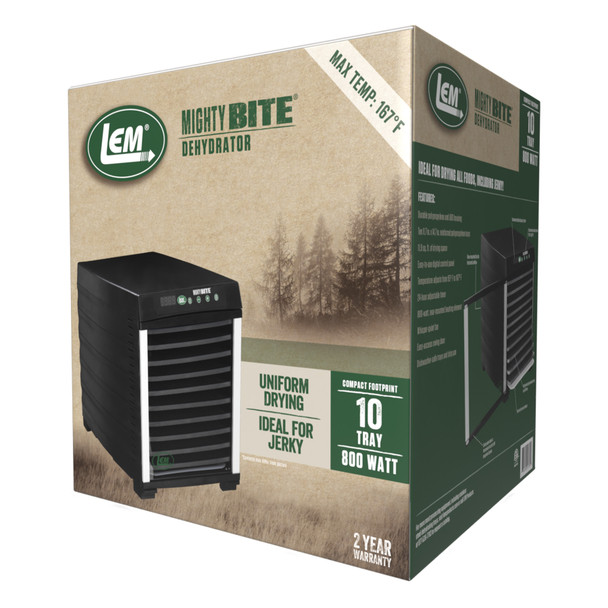 MightyBite® 10-Tray Dehydrator Packaging