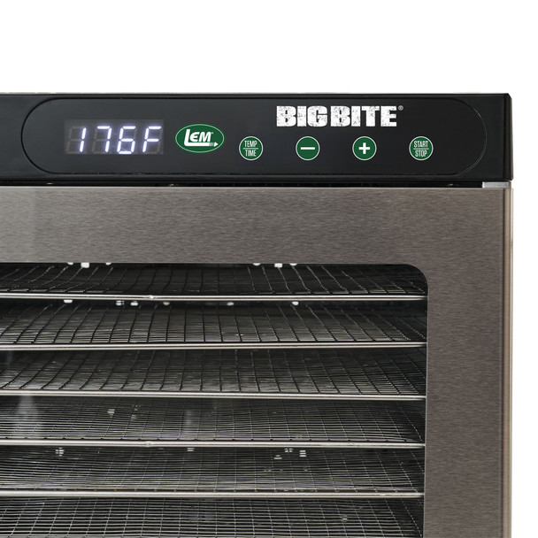 BigBite® 10-Tray Dehydrator Control Panel
