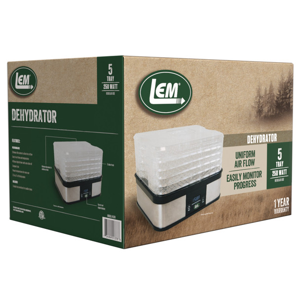 5 Tray Digital Dehydrator Packaging