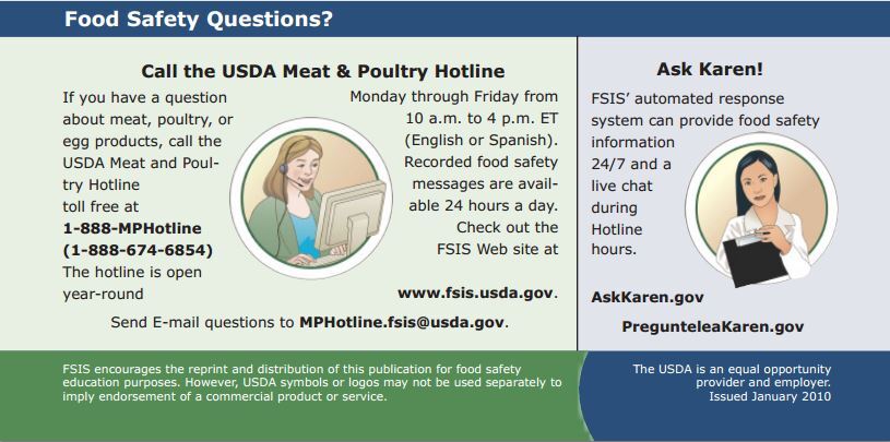 USDA Safety Questions