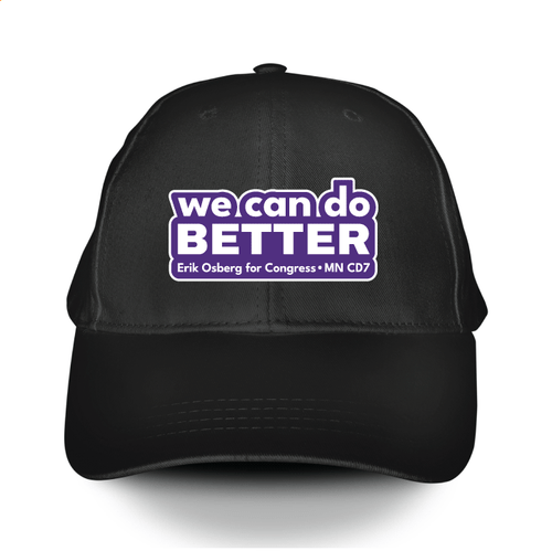 We Can Do BETTER (Black Baseball Cap)