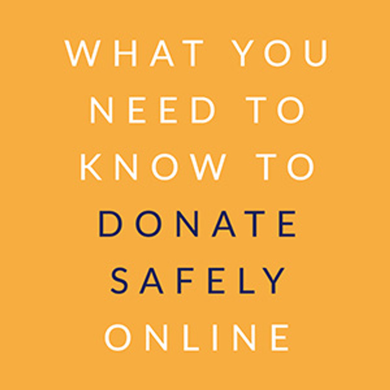 What You Need to Know to Donate Safely Online
