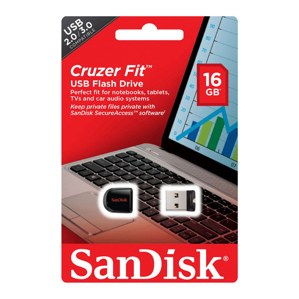 SanDisk Cruzer Fit Flash Drive 