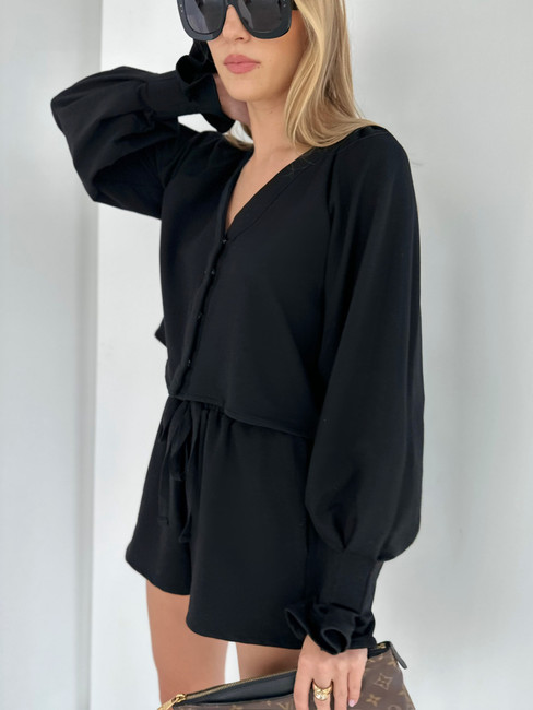 Black comfortable short