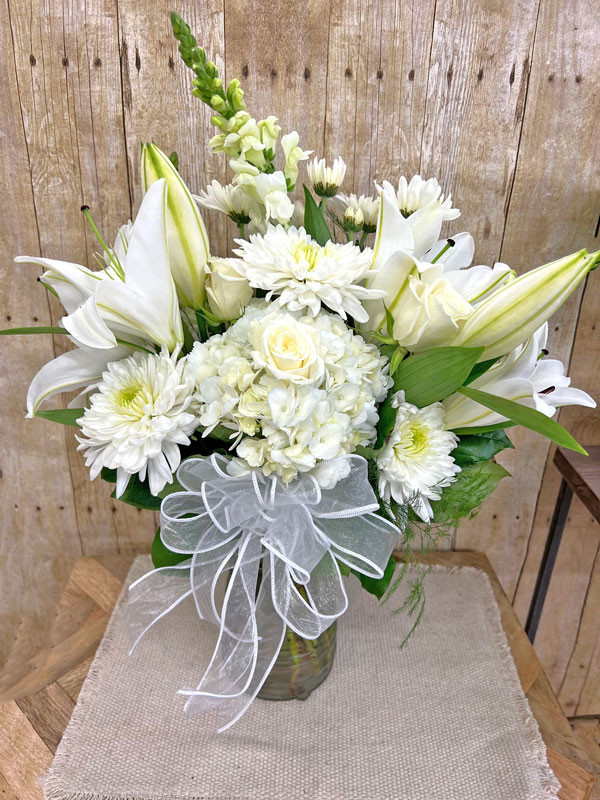 White Simplicity in Vase