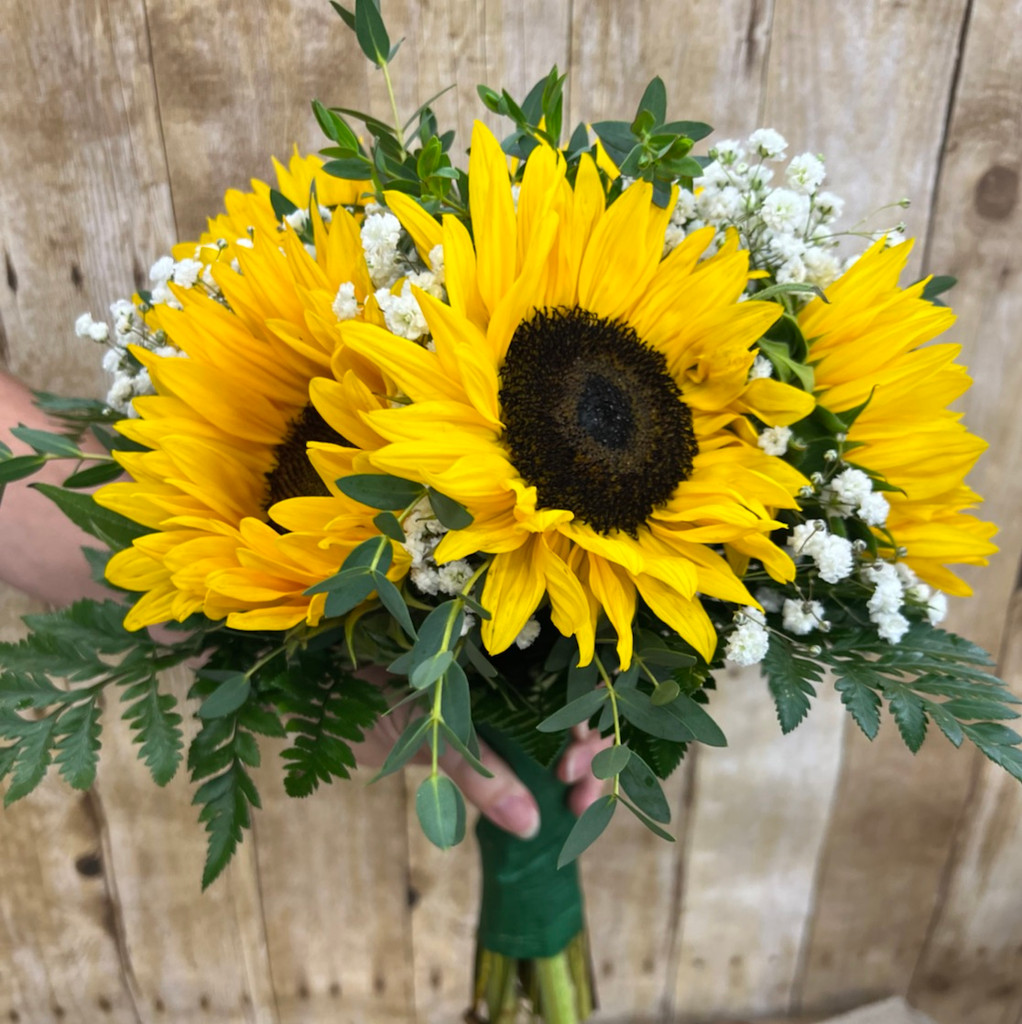 sunflower bouquet gilbertsville florist