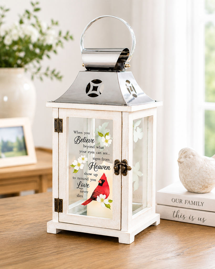 Sympathy lantern keepsake available for local delivery in Gilbertsville, PA
