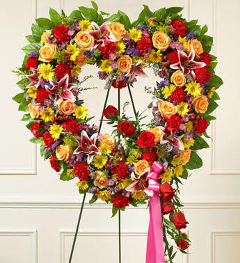 Funeral Standing Heart