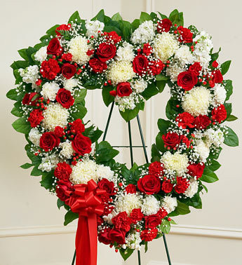 Funeral Standing Heart