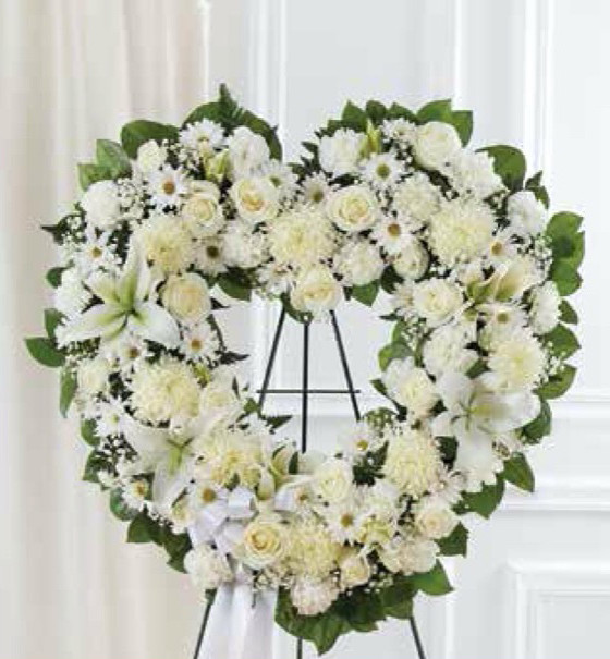 Funeral Standing Heart