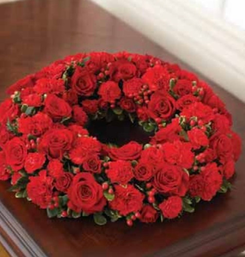 Funeral Memorial Wreath for Urn or Picture 18"