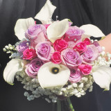 2 premium rose and calla lily bouquet gilbertsville pa