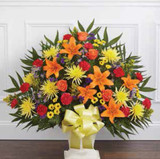 Funeral Basket- Plastic base