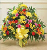 Funeral Basket- Plastic base