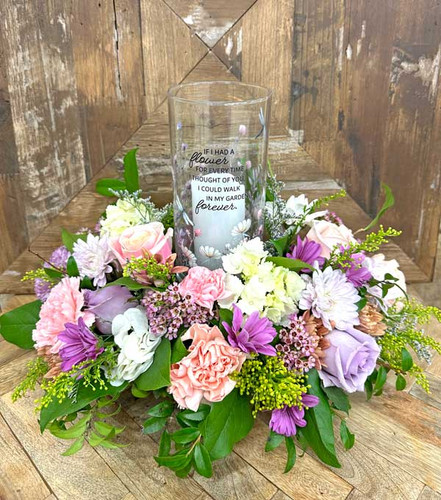 Scripted Vase Memorial  Arrangment