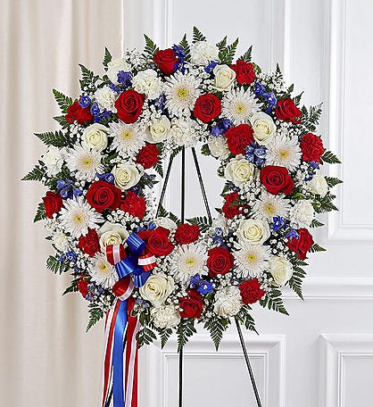 Funeral Standing Wreath