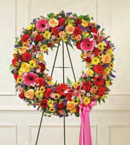 Funeral Standing Wreath